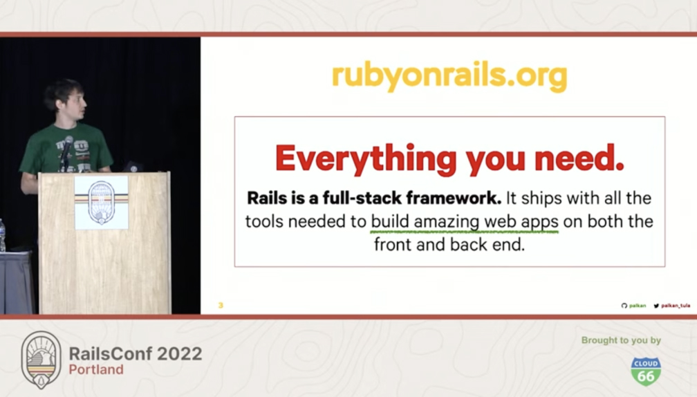RailsConf 2022 video screenshot